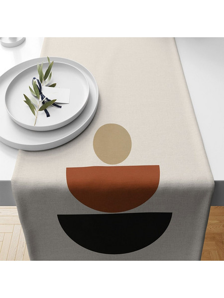 Runner Artrunmin 301NUV2145 Multi-Beige Aberto Design 40Χ135 Πολυέστερ