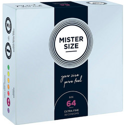 My.Size 64mm Mister Size Προφυλακτικά Λεπτά με Λιπαντικό 36τμχ