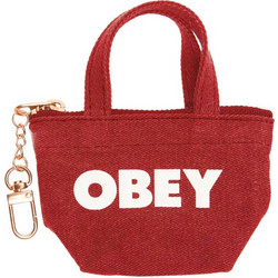OBEY PIGMENT TOTEBAG KEYCHAIN-PIGMENT RED 100160029-RED