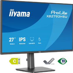 iiyama ProLite XB2793HSU-B1 IPS Monitor 27" 1920x1080 FHD 120Hz 1ms
