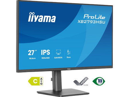 iiyama ProLite XB2793HSU-B1 IPS Monitor 27" 1920x1080 FHD 120Hz 1ms