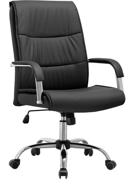 Zita Plus A3650 Καρέκλα Γραφείου με Ανάκλιση Μαύρη 01.0288