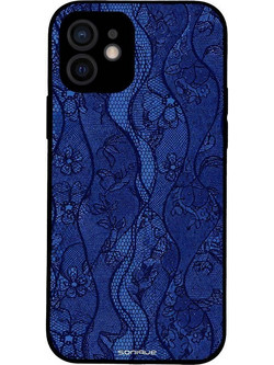 Sonique Diva Series Back Cover Blue Lace (iPhone 12)