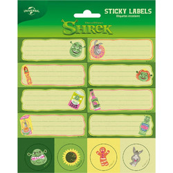 Shrek adhesive labels 10 Τεμ