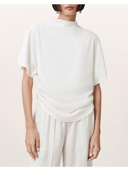 ALL SAINTS LESLIE TOP W024PD-Antique White OffWhite
