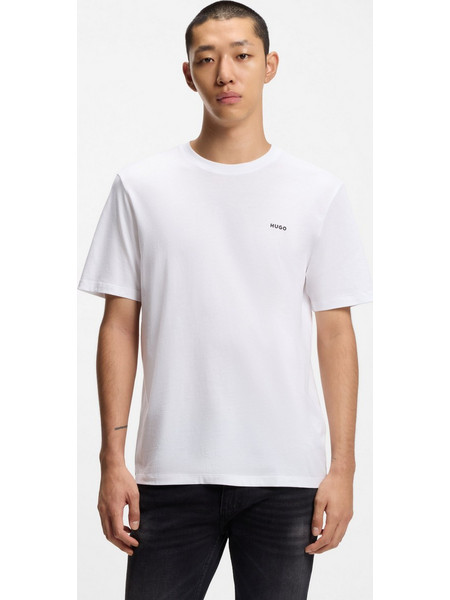 HUGO T-SHIRT ΜΠΛΟΥΖΑ ΑΝΔΡΙΚΗ DERO222 - ΛΕΥΚΟ - 50466158