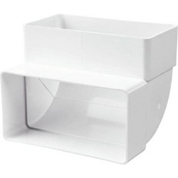 Καμπύλη 90 κάθετη πλαστική για σωλήνα 110x55 mm (1484)