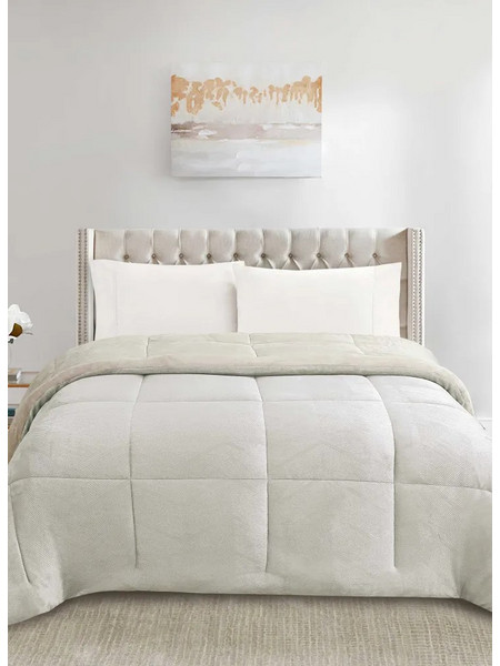 Κουβερτοπάπλωμα ALUVIA CREAM 160 x 220 εκ. MADI - 1.60x2.20