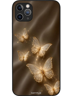 Sonique DIVA Series Θήκη Χρυσές Πεταλούδες (iPhone 11 Pro Max)