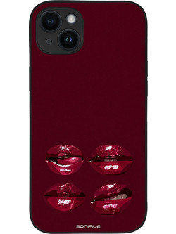Sonique Diva Series Back Cover Κόκκινα Χείλη (iPhone 14 Plus)