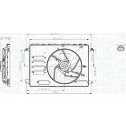 Magneti Marelli 069422761010 - ΒΕΝΤΙΛΑΤΕΡ FORD MONDEO IV. VOLVO S60 II. V60. XC60 -2017