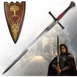 ΔΙΑΚΟΣΜΗΤΙΚΟ ΣΠΑΘΙ THE LORD OF THE RINGS - ISILDUR'S SWORD ΜΕ ΒΑΣΗ ΤΟΙΧΟΥ - 43890