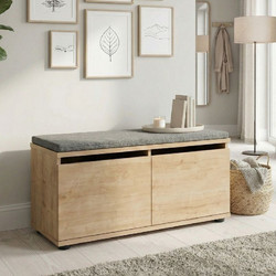 Παπουτσοθήκη ζευγών χρώμα sapphire oak 80x35x42εκ