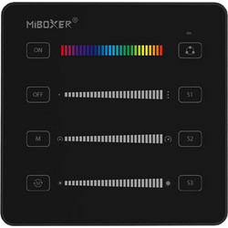 Τηλεχειριστήριο B6 SPI για led ταινία ACA μαύρο IP20 - A-B6-B