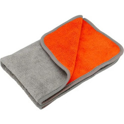 Lampa - Πανάκι καθαρισμού Microfibre (Μικροΐνες) Διπλής Όψης Premium (40x60 cm) - Γκρι Πορτοκαλί - 1 τεμ. (L3718.2)