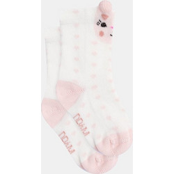 Βρεφικές Κάλτσες για Κορίτσια Polka Kitty ΛΕΥΚΟ