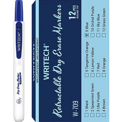 WRITECH ΜΑΡΚΑΔΟΡΟΣ ΠΙΝΑΚΟΣ ΚΟΥΜΠΙ 2mm RETRACTABLE ΜΠΛΕ