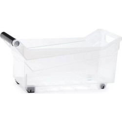 Κουτί Αποθήκευσης Nuk 981772 Με Ροδάκια 10Lt 38x18x18.5cm Clear Πλαστικό
