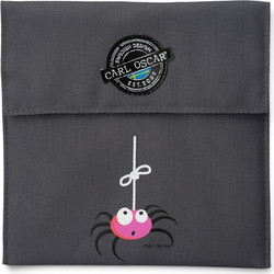 Carl Oscar Υφασμάτινη Θήκη Φαγητού Pack n' Snack Grey Spider