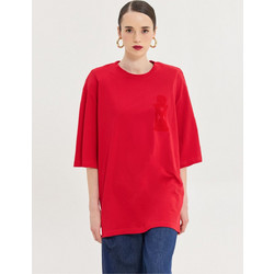 Hemithea Sahara Oversized T-Shirt Red