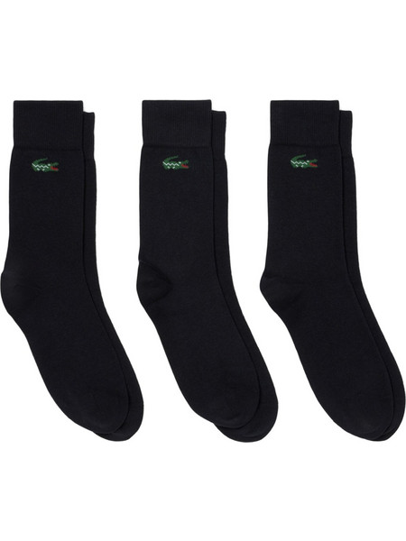 Lacoste Ανδρικές Κάλτσες Μαύρες 3Pack RA9247-031