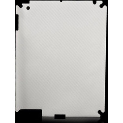 Προστατευτικό Αυτοκόλλητο Carbon Fiber iPad 2 - 3 - 4 - Λευκό