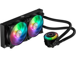 Cooler Master MasterLiquid ML240R Υδρόψυξη CPU 120mm RGB για Socket AM2 / AM2+ / AM3 / AM3+ / FM1 / FM2 / 775 / 115x / 1366 / 2011 2011-3 / AM4 / FM2+