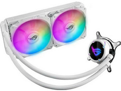 Asus ROG Strix LC 240 White Υδρόψυξη CPU 120mm RGB για Socket 115x / 1366 / 2011 / 2066 / 2011-3 / AM4 / TR4 / 1200