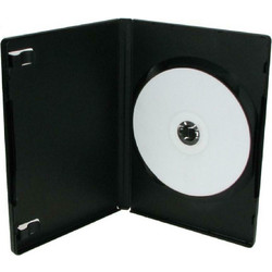 DVD Box για 1 Δίσκο σε Μαύρο Χρώμα 50τμχ