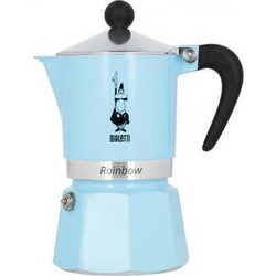 Bialetti Rainbow Μπρίκι Espresso 3cups Μπλε