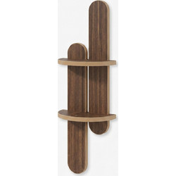 Ράφι Τοίχου Wenge από MDF 26 x 80 x 13 cm 173ALF1121