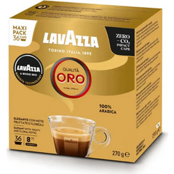 Lavazza Κάψουλες Espresso Qualita Oro Συμβατές με Μηχανή Lavazza A Modo Mio 36τμχ