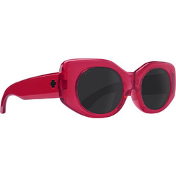 SPY Hangout Watermelon Γυναικεία Γυαλιά Ηλίου Στρογγυλά Κοκάλινα Κόκκινα με Μαύρο Polarized Φακό