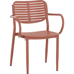 ΠΟΛΥΘΡΟΝΑ ΤΡΑΠΕΖΑΡΙΑΣ HILLIARD HM6644.08 ΑΛΟΥΜΙΝΙΟ ΣΕ TERRACOTTA 58x52x78Υεκ