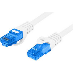 Lanberg S/FTP Cat.6a Καλώδιο Δικτύου Ethernet 0.5m White