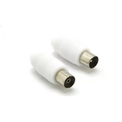 Antenna 1x9,5 Plug+1x9,5 Jack Wh