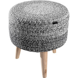 Σκαμπό Stool Shades Grey guy Laroche 100% Βαμβάκι 40x40x40 100% Βαμβάκι