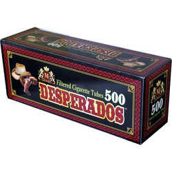 Τσιγαροσωλήνες Desperados Tubes των 500 - άδεια τσιγάρα - 1 Πακέτο