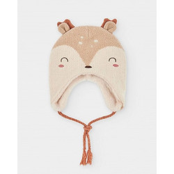 BOBOLI Knitwear hat for baby - 294072 - ΚΟΡΙΤΣΙ - TAUPE