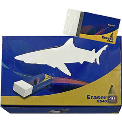Γόμα Λευκή σετ=40τεμ 3,3x1,5cm JustNote 703183