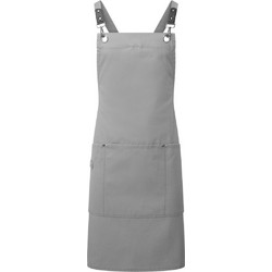 Ποδιά ολόσωμη με χιαστί πλάτη PR182 PREMIER Dark Grey