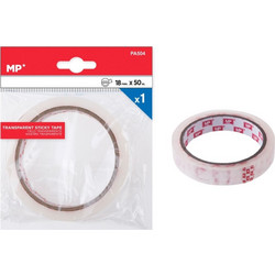 MP κολλητική ταινία PA504, 18mm x 50m, διάφανη PA504