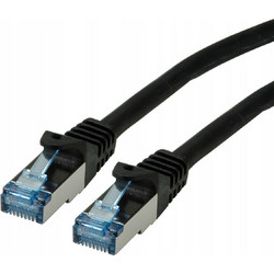 Roline S/FTP Cat.6a Καλώδιο Δικτύου Ethernet 15m Black