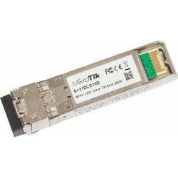 MikroTik S+31DLC10D SFP+ Οπτικός Πομποδέκτης 10GbE (1310 nm, 10 km, Duplex LC/UPC)