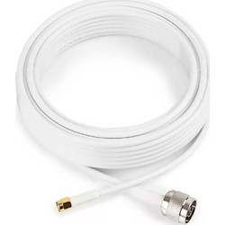 Καλώδιο Poynting A-CAB-150 10m HDF195 N (M) σε SMA (M) λευκό, νικελ επιχρωμιωμένο