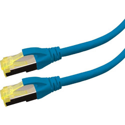 LOGON S/FTP Cat.6a Καλώδιο Δικτύου Ethernet 10m Blue APR6A100B