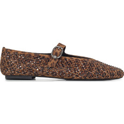 Μοκασίνια-Μπαλαρίνες Γυναίκα Kurt Geiger Καφέ 39-BROWN/OTH Mayfair Ballet Flat 271