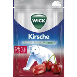 Wick Καραμέλες Αγριοκέρασο & Ευκάλυπτος 72gr