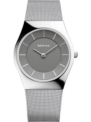 Bering Γυναικείο Ρολόι με Ασημί Μεταλλικό Μπρασελέ 11936-309