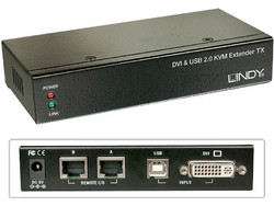 Lindy KVM Switch 39377 2 x DVI / USB Audio 50m
